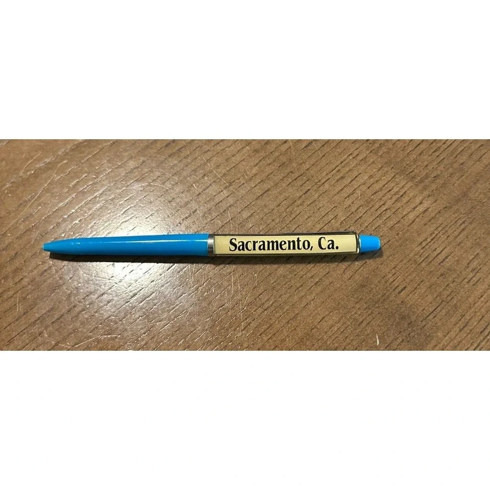 Sacramento California Floaty Steam Train & Paddle Boat Vintage Float Pen Travel